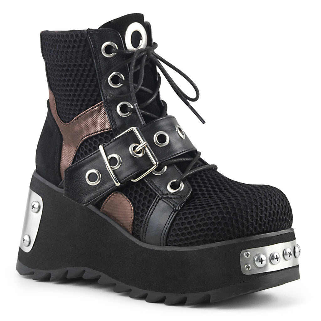 Demonia Scene-53 Lace Up Ankle Boot