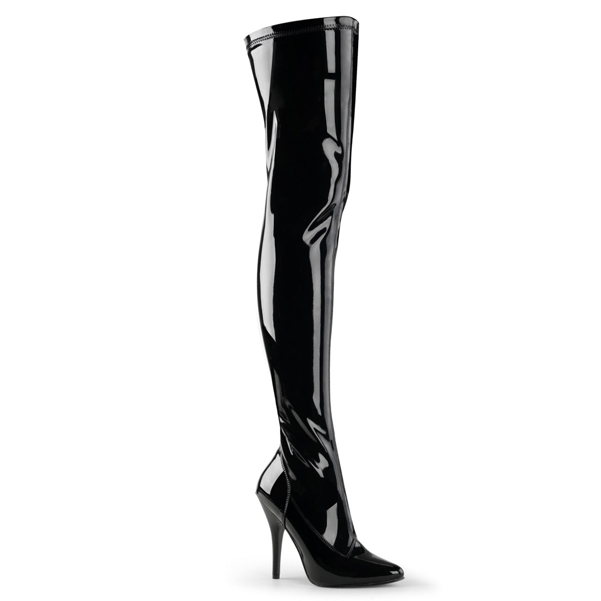 Pleaser Seduce-3000 Stretch Thigh High Boots