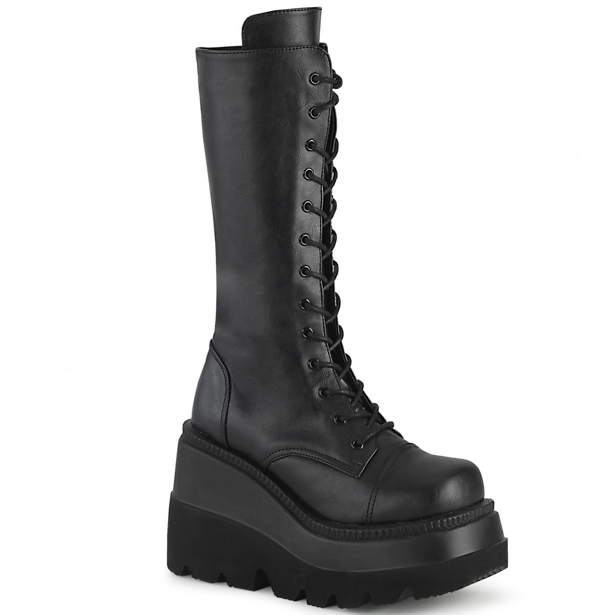 Demonia Shaker-72 Wedge Mid-Calf Boot