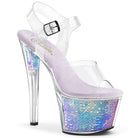 Pleaser Sky-308MC Mermaid Scale Ankle Strap Sandal