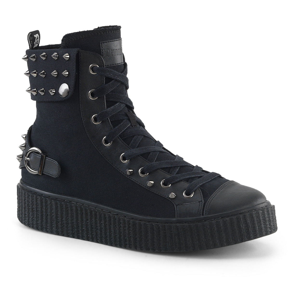 Demonia Sneeker-266 Men's High Top Platform Creeper Sneaker