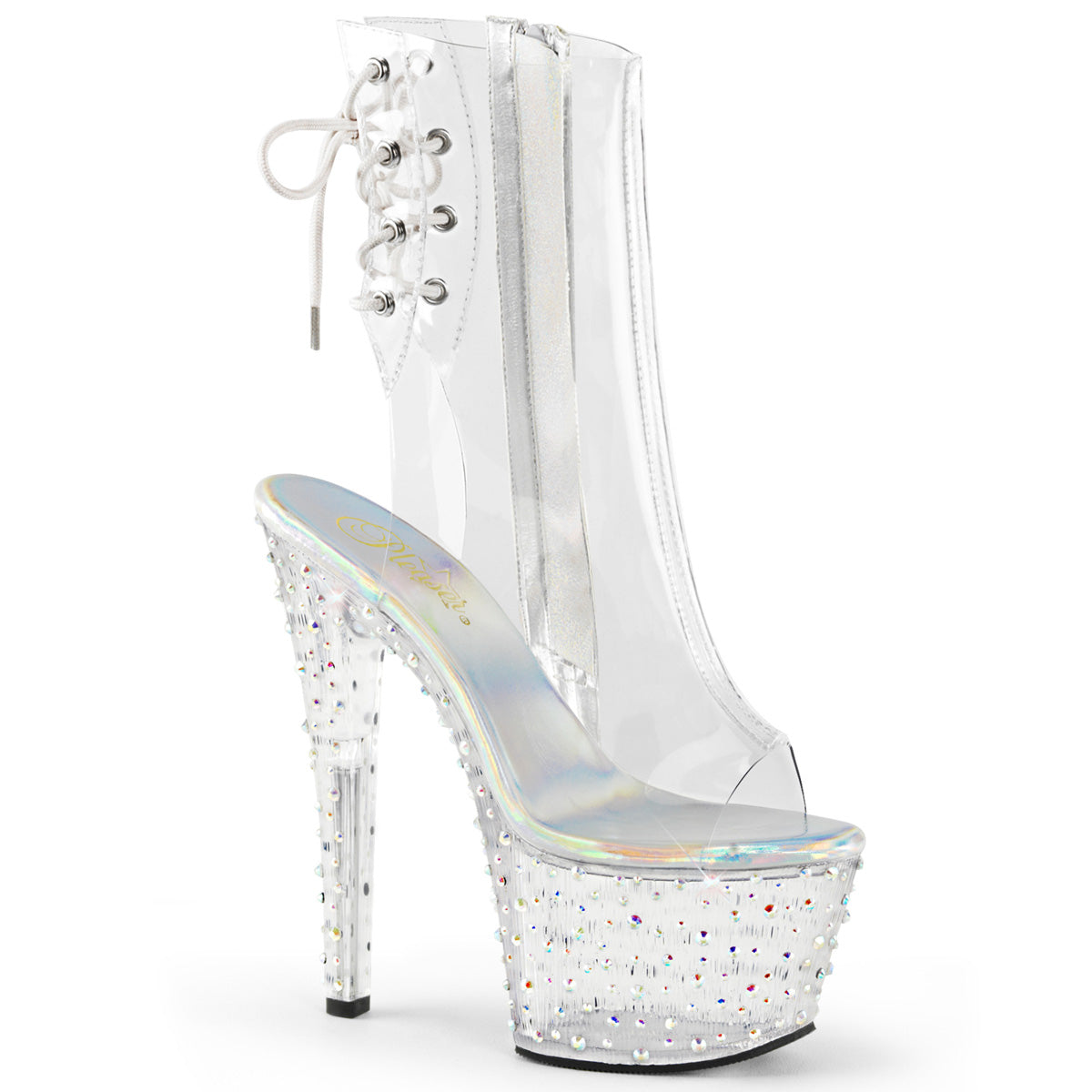 Pleaser Stardance-1018C-7 Platform Ankle Boot