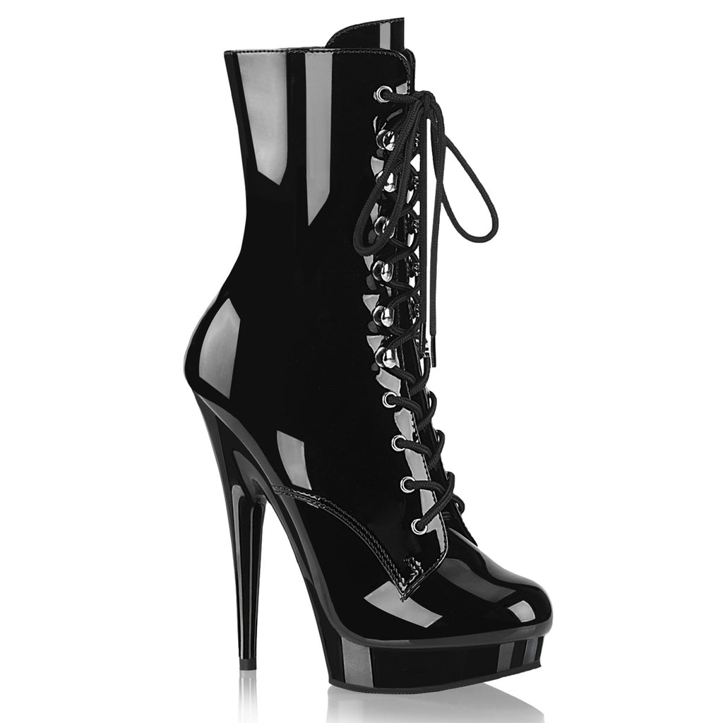 Pleaser Sultry-1020 Lace-Up Front Ankle Boot