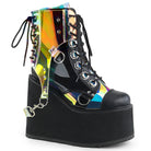 Demonia Swing-115 Wedge Platform Ankle Boot