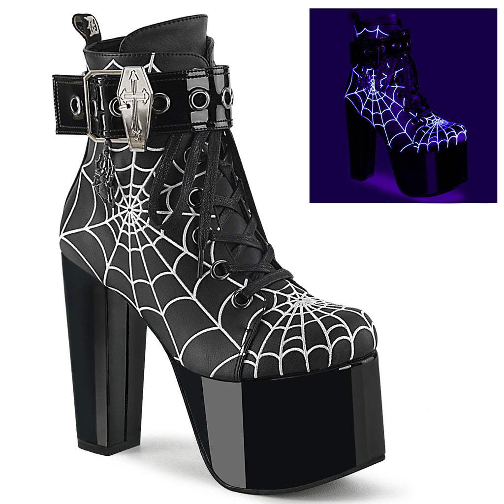 Demonia Torment-51 Lace-Up Front Ankle Boot