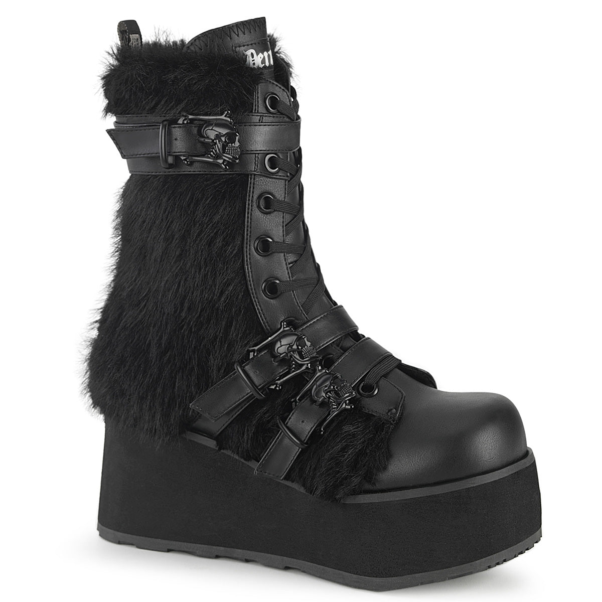 Demonia Trashville-218 Men's Lace-Up Mid-Calf Boot