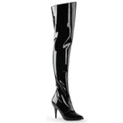 Pleaser Vanity-3010 Thigh Boot with Elasticated Gusset