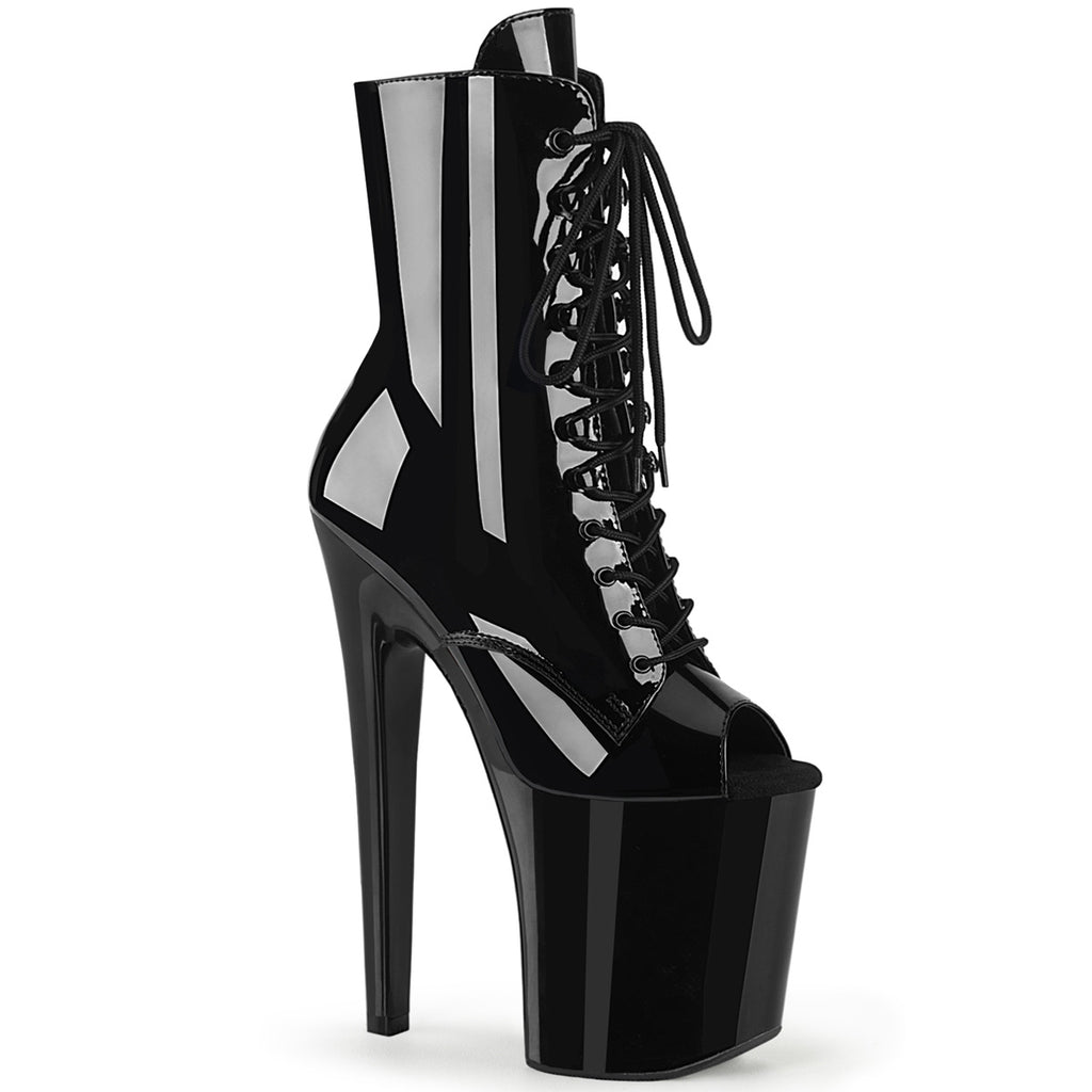Pleaser Xtreme-1021 Peep Toe Ankle Boot